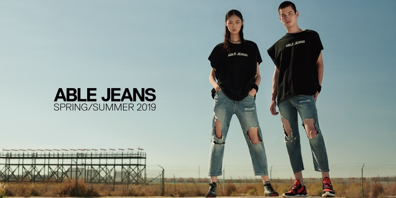  Kang Sijia for ABLE JEANS 19SS campaign